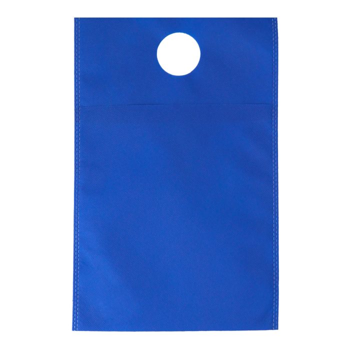 Bolsa ecológica de non woven de 70 gr/m2, termosellada. AZUL