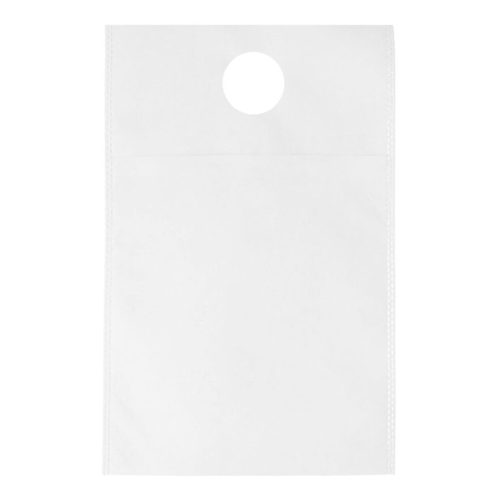 Bolsa ecológica de non woven de 70 gr/m2, termosellada. BLANCO