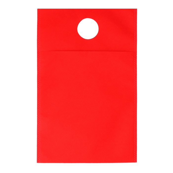 Bolsa ecológica de non woven de 70 gr/m2, termosellada. ROJO