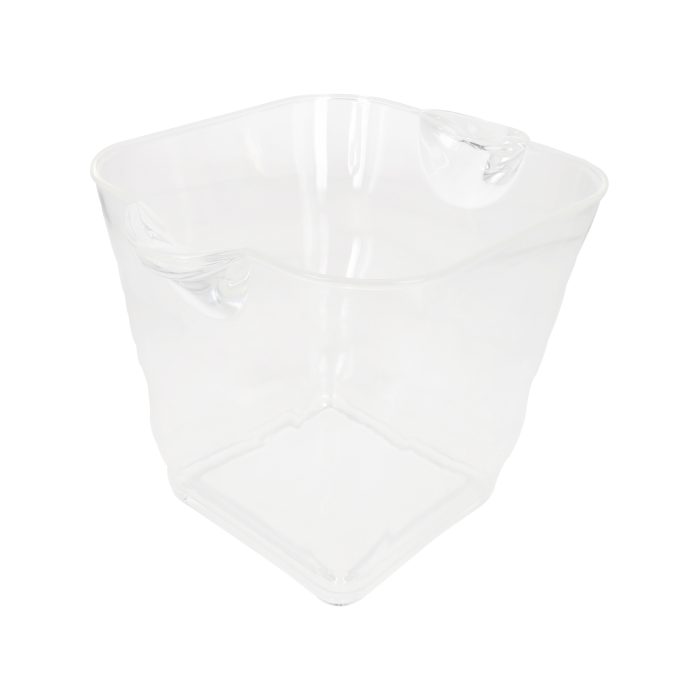 Hielera de plástico. TRANSPARENTE