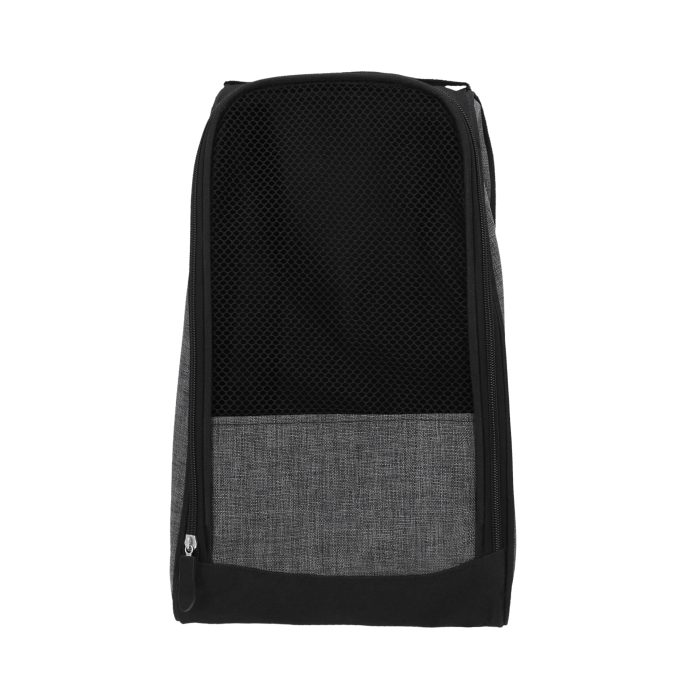 Zapatera portátil con malla y asa. GRIS