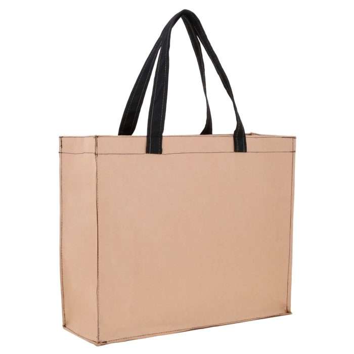 Bolsa ecológica de cartón cosida y asa de non woven. CARTON